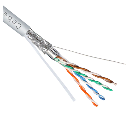 Cabeus SFTP-4P-Cat.5e-SOLID-GY (7174c) 305м