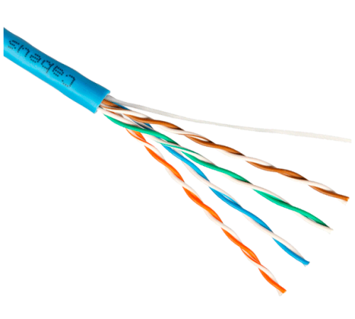 Cabeus UTP-4P-Cat.5e-SOLID-BL (7248c) 305м