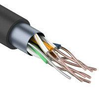 Кабель FTP 4PR x0,48 Standard (Cu) CAT5E LDPE Outdoor 305м Tantos