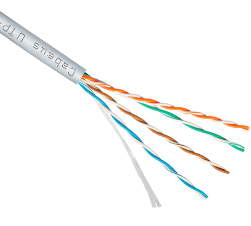 Cabeus UTP-4P-Cat.5e-SOLID-LSZH-GY (9776c) 305м