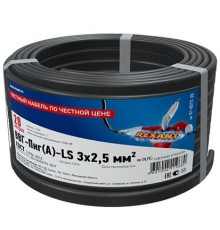 01-8272-20 ∙ Кабель силовой медный ВВГ-Пнг(А)-LS 3x2,5 мм², 20м ГОСТ Rexant