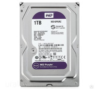 Жесткий диск SATA-3 1Tb WD Purple 5400rpm Cache 64MB