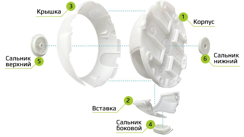 Монтажная коробка KadrON JB3-115W — фото 2