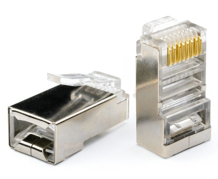 Коннектор RJ 45 FTP экранированный — фото 2